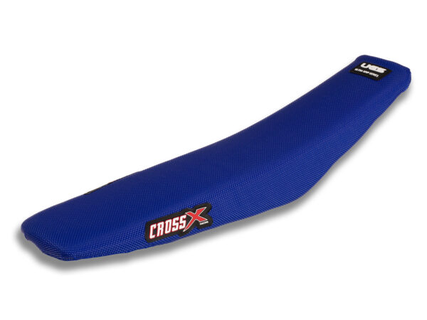 thumbnail image 2 of Enjoy Mfg Ribbed Gripper Seat Cover For 2013-2019 BETA 125 250 300 450 – Blue/Red/Blue #165 Logo 2 of 5