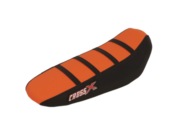 Seat cover advanced series with stripes surron light bee, orange/black/black
