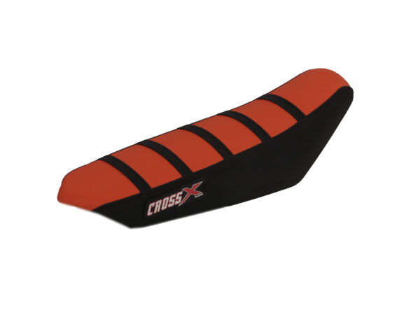 Seat cover advanced series with stripes talaria,orange/ black/black