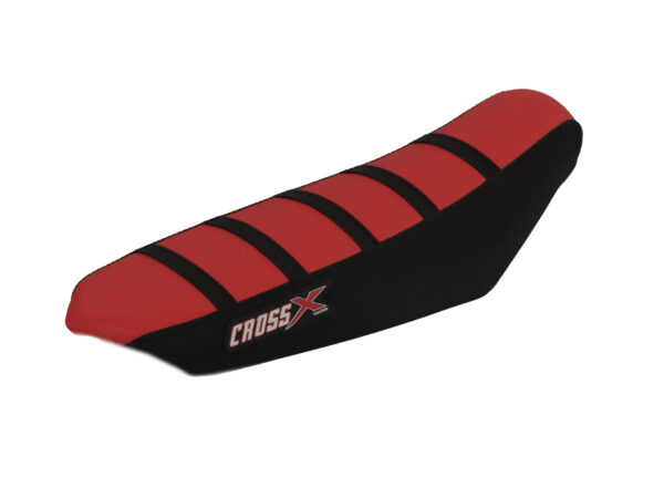 Seat cover advanced series with stripes talaria,red/ black/black