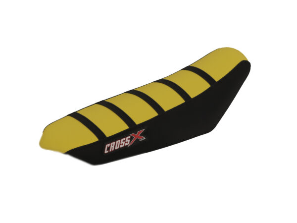 Seat cover advanced series with stripes talaria,yellow/ black/black